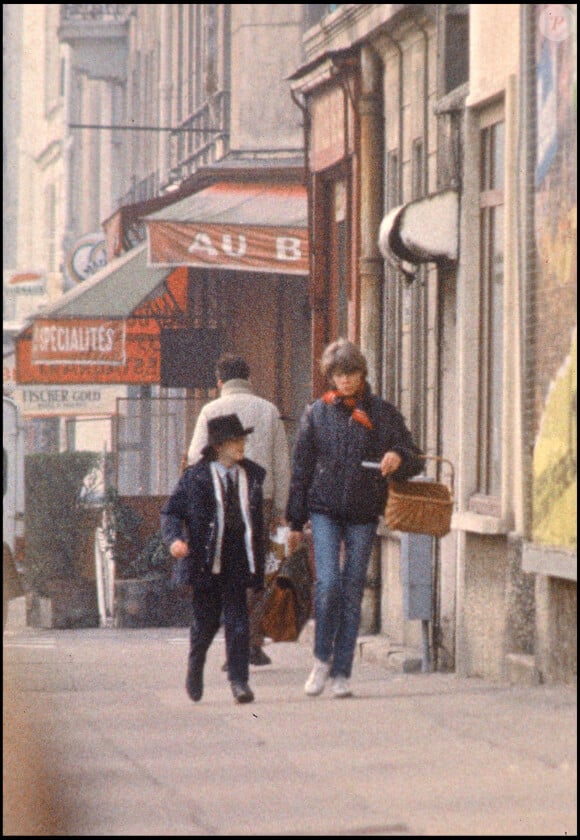 Françoise Hardy et son fils Thomas Dutronc (archive)