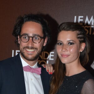 Thomas Hollande et sa compagne Emilie Broussouloux - Photocall de la soirée du film "Le monde est à toi" sur la plage Magnum lors du 71ème festival International de Cannes le 12 mai. © CVS-Veeren/Bestimage