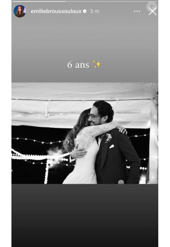 Emilie Broussouloux et Thomas Hollande célèbre leur sixième anniversaire de mariage.