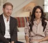 D'après "The Sun", Meghan Markle et le prince Harry ont récemment dû payer une facture fiscale de plusieurs milliers de livres sterling pour leur vaste résidence californienne.
Le prince Harry, duc de Sussex et Meghan Markle, duchesse de Sussex, lors d'une interview pour l'émission CBS News Sunday Morning, diffusée le 4 août 2024.