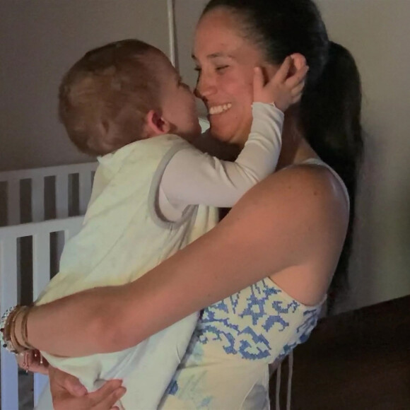 Meghan Markle, duchesse de Sussex avec son fils Archie (Netflix)