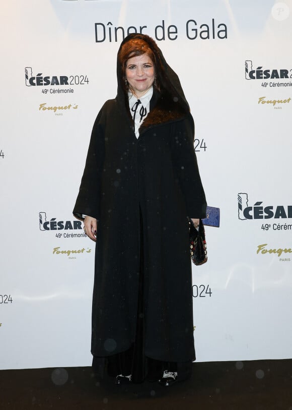 Agnès Jaoui, César d'honneur - Photocall de la 49ème édition de la cérémonie des César au Fouquet's à Paris Le 23 fevrier 2024 © Coadic Guirec / Bestimage