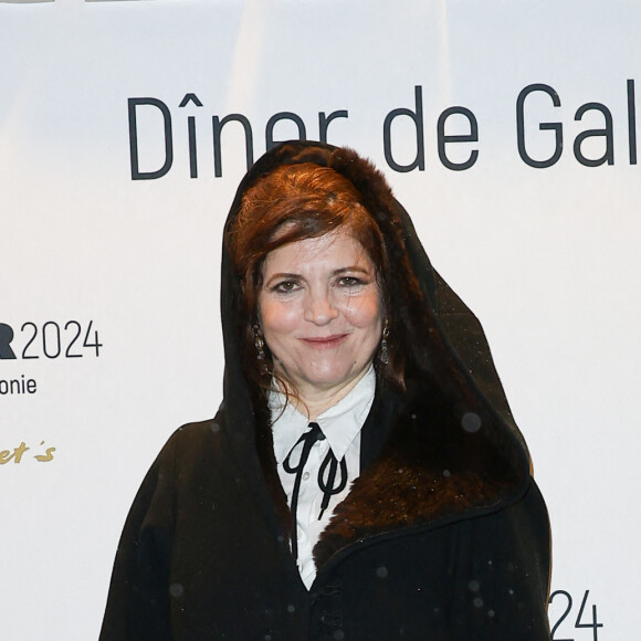 Agnès Jaoui, César d'honneur - Photocall de la 49ème édition de la cérémonie des César au Fouquet's à Paris Le 23 fevrier 2024 © Coadic Guirec / Bestimage