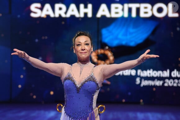 Exclusif - Sarah Abitbol présente le nouveau spectacle Holiday On Ice "SUPERNOVA 2023" au Dôme de Paris le 3 février 2023. © Giancarlo Gorassini / Bestimage