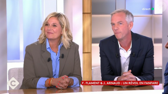 Flavie Flament et Julien Arnaud invités de l'émission "C à vous" sur France 5