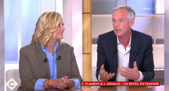 Flavie Flament et Julien Arnaud invités de l'émission "C à vous" sur France 5