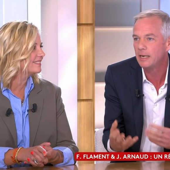 Flavie Flament et Julien Arnaud invités de l'émission "C à vous" sur France 5