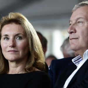 Cécilia Attias et Richard Attias - Université d'été du Medef, Jouy-en-Josas, le 31 aout 2016. © Stéphane Lemouton/Bestimage