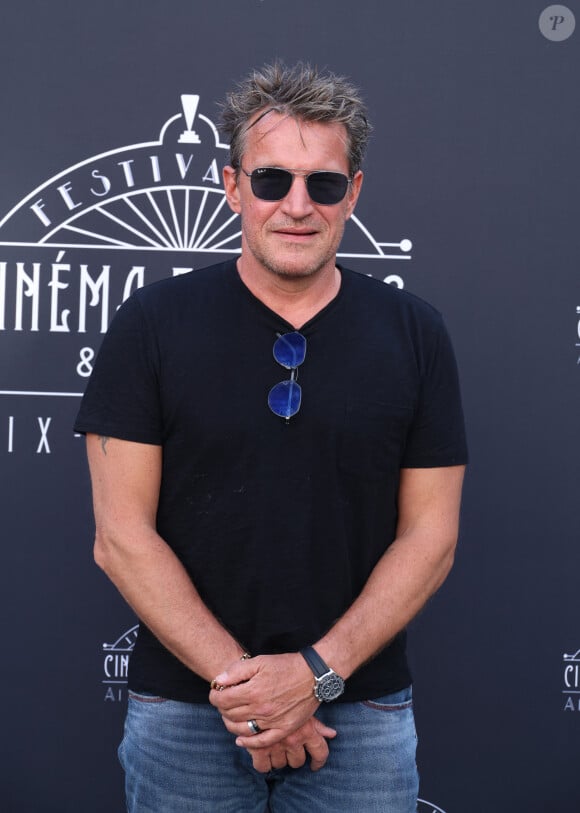 Exclusif - Benjamin Castaldi - Photocall lors de la 3ème édition du Festival du Cinéma Français et de la Gastronomie d'Aix-les-Bains. Le 5 juin 2024 © Denis Guignebourg / Bestimage  Exclusive - No Web No Blog pour Belgique et Suisse 