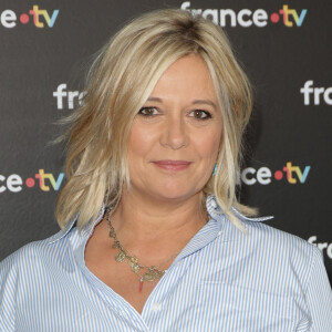 Ce lundi 16 septembre, elle fait enfin sa rentrée sur France 2, aux commandes de "Télématin".
Flavie Flament au photocall de la conférence de presse de rentrée de France Télévisions à Paris, France, le 4 septembre 2024. © Coadic Guirec/Bestimage