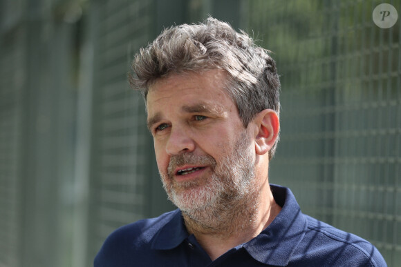 Semi-Exclusif : Tournoi de Padel des personnalités au Lagardere Paris Racing en présence de Herve Mathoux à Paris le 17 mai 2024. © Jonathan Rebboah / Panoramic / Bestimage  