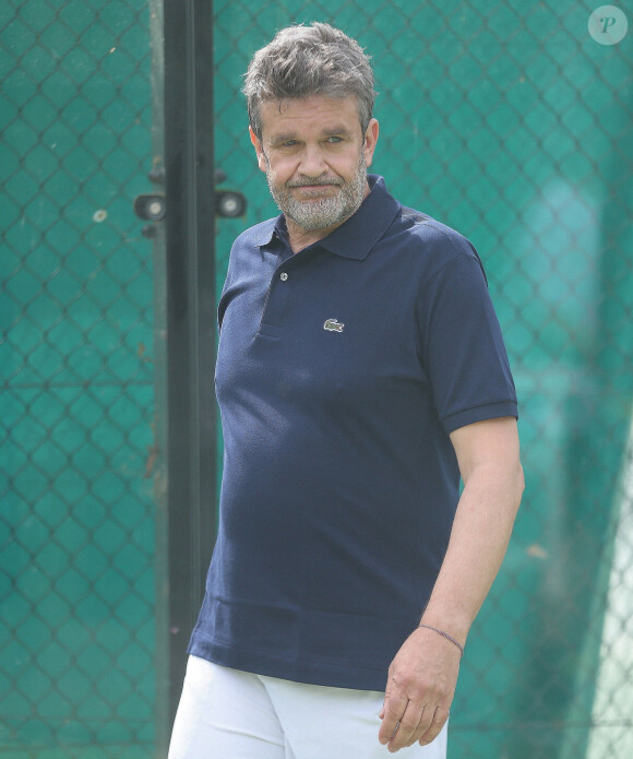 Semi-Exclusif : Tournoi de Padel des personnalités au Lagardere Paris Racing en présence de Herve Mathoux à Paris le 17 mai 2024. © Jonathan Rebboah / Panoramic / Bestimage  