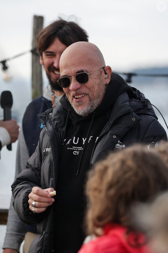 Le chanteur français Pascal Obispo participera au Téléthon 2022 au Cap Ferret, dans le sud-ouest de la France, le 3 décembre 2022. Il participera à une marche solidaire et donnera un concert sur la plage en fin de journée. Photo par Thibaud Moritz /ABACAPRESS.COM