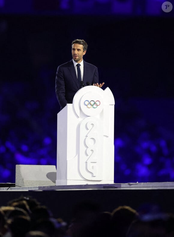 En effet, Tony Estanguet a encore du pain sur planche
PARIS, 11 août 2024 Photo de Xinhua/ABACAPRESS.COM) -- Tony Estanguet, président du Comité d'organisation des Jeux olympiques et paralympiques de Paris 2024, prononce un discours lors de la cérémonie de clôture des Jeux olympiques de Paris 2024 à Paris, en France, le 11 août 2024. Photo by Xinhua/ABACAPRESS.COM/Li Ming)