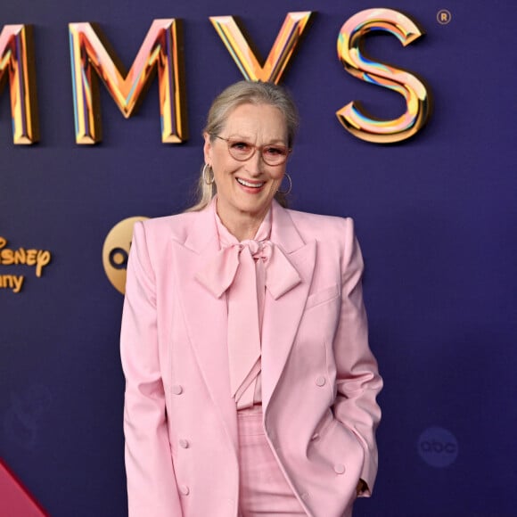 Meryl Streep arrive à la 76e cérémonie annuelle des Primetime Emmy Awards au Peacock Theater à Los Angeles, CA, USA, le dimanche 15 septembre 2024. Photo par Chris Chew.