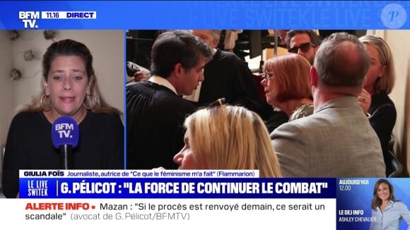 Giulia Foïs s'explique sur l'affaire des viols de Mazan