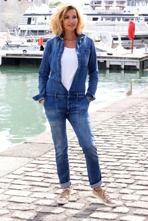 Ingrid Chauvin de "Demain nous appartient" - Festival de la Fiction de La Rochelle. Le 18 septembre 2021 © Jean-Marc Lhomer / Bestimage  