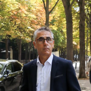 Laurent Jalabert arrive à l'enregistrement de l'émission "Vivement Dimanche Prochain" au studio Gabriel à Paris, France, le 21 août 2019.