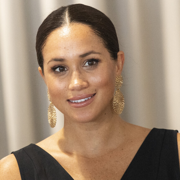 Meghan Markle, duchesse de Sussex, participe à un événement organisé à Woodstock Exchange, pour les femmes fondatrices/entrepreneurs sociaux, à Cape Town, Afrique du Sud.