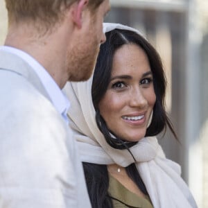 Le prince Harry, duc de Sussex, et Meghan Markle, duchesse de Sussex, arrivent à la Mosquée Auwal à Cape Town, Afrique du Sud.