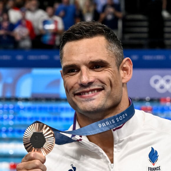 "J'ai bien mangé sur les 6 derniers mois, parce qu'il fallait que je perde du poids", précise-t-il néanmoins
 
Florent Manaudou lors des Jeux Olympiques de Paris 2024.