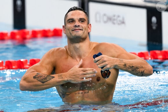 Florent Manaudou en a profité pour faire quelques confidences sur son régime alimentaire
 
Florent Manaudou lors des Jeux Olympiques de Paris 2024.