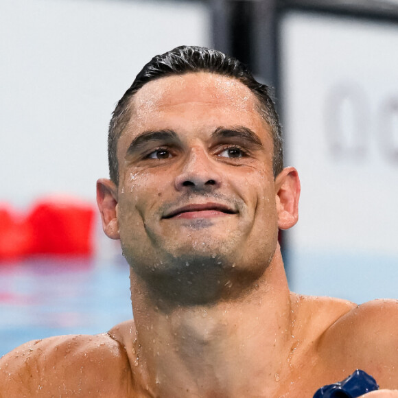 Florent Manaudou en a profité pour faire quelques confidences sur son régime alimentaire
 
Florent Manaudou lors des Jeux Olympiques de Paris 2024.