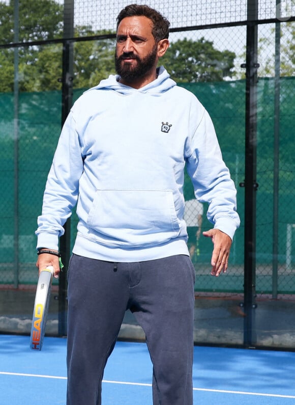 Cyril Hanouna lors du Tournoi de Padel des Célébrités du Lagardère Paris Racing pour l'Institut Imagine le 17 mai 2024 à Paris, France. Photo par Nasser Berzane/ABACAPRESS.COM