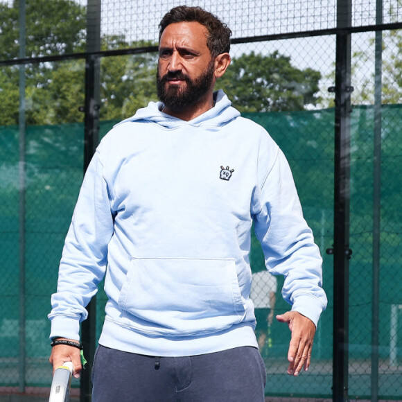 Cyril Hanouna lors du Tournoi de Padel des Célébrités du Lagardère Paris Racing pour l'Institut Imagine le 17 mai 2024 à Paris, France. Photo par Nasser Berzane/ABACAPRESS.COM