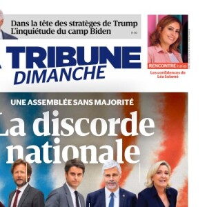 "La Tribune Dimanche", 14 juillet 2024.