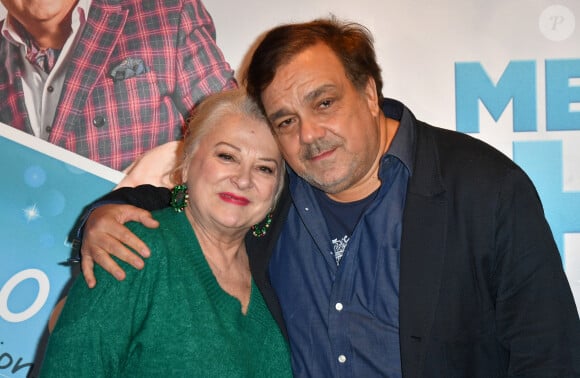 Josiane Balasko et Didier Bourdon lors de l'avant-première du film "Mes très chers enfants" au cinéma UGC Bercy à Paris le 13 décembre 2021.