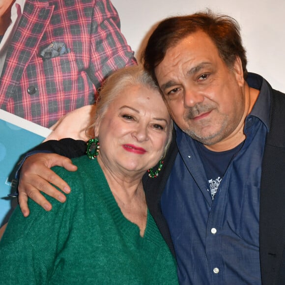 Josiane Balasko et Didier Bourdon lors de l'avant-première du film "Mes très chers enfants" au cinéma UGC Bercy à Paris le 13 décembre 2021.