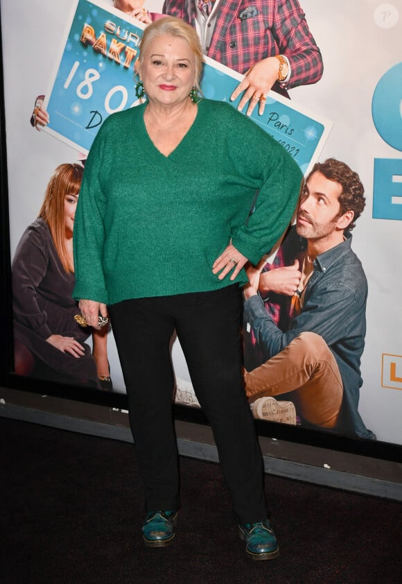 Josiane Balasko lors de l'avant-première du film "Mes très chers enfants" au cinéma UGC Bercy à Paris le 13 décembre 2021.