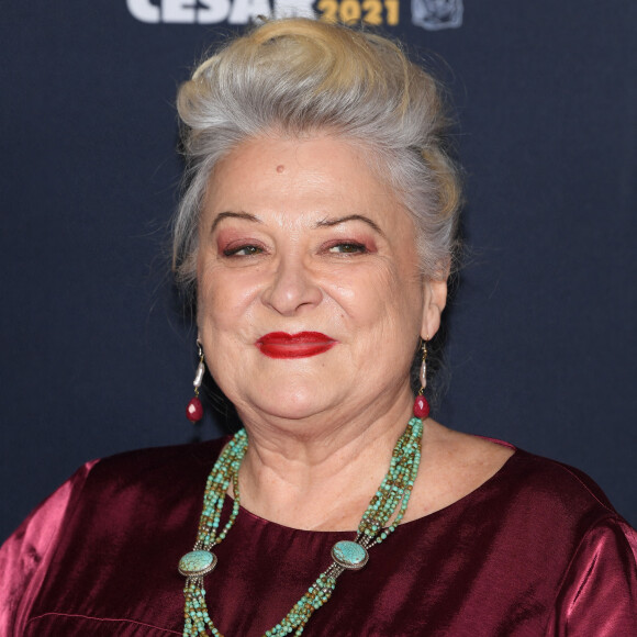 Josiane Balasko lors du photocall lors de la 46ème cérémonie des César à l'Olympia à Paris le 12 mars 2021