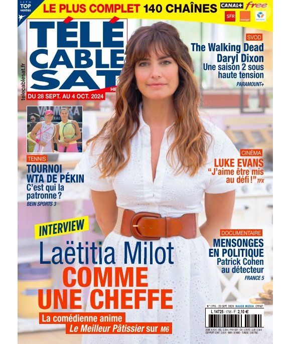 Couverture du nouveau numéro de Télé Cable Sat, paru le 23 septembre 2023