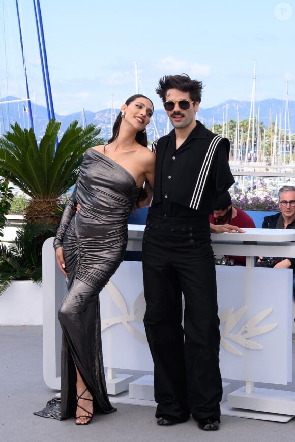 Talleen Abu Hanna et Lucky Love au 77ème festival de Cannes - Photocall du film "La belle de Gaza" le 18 mai 2024