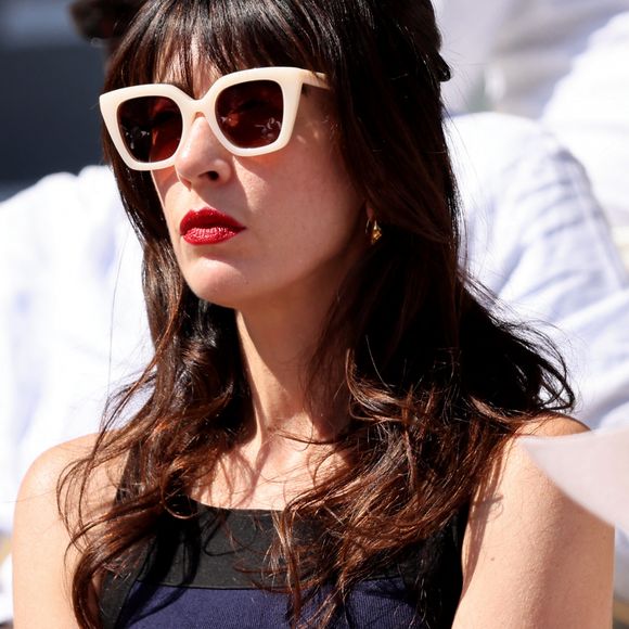 Nolwenn Leroy - Célébrités dans les tribunes de la finale homme des Internationaux de France de tennis de Roland Garros 2024 à Paris le 9 juin 2024. © Jacovides-Moreau/Bestimage 