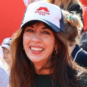 Nolwenn Leroy est aperçue lors de la finale du simple du Trophée Clarins (Clarins Open) WTA125 au Lagardere Paris Racing le 19 mai 2024 à Paris, France. Photo par Nasser Berzane/ABACAPRESS.COM