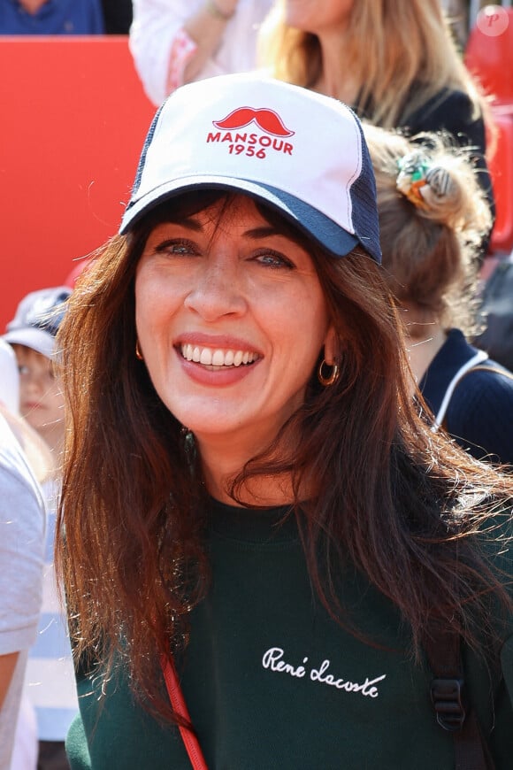 Nolwenn Leroy est aperçue lors de la finale du simple du Trophée Clarins (Clarins Open) WTA125 au Lagardere Paris Racing le 19 mai 2024 à Paris, France. Photo par Nasser Berzane/ABACAPRESS.COM