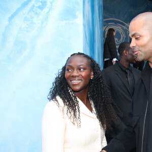 La Championne Olympique Paris 24, Clarisse Agbegnenou et Tony Parker - Célébrités au Défilé Dior, Collection Prêt-à-porter Printemps / Eté 2025 dans le cadre de la Fashion Week de Paris, France, le 24 Septembre 2024. © Bertrand Rindoff / Bestimage 