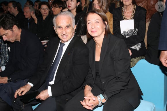 Alain Terzian et Valérie Breton - Célébrités au Défilé Dior, Collection Prêt-à-porter Printemps / Eté 2025 dans le cadre de la Fashion Week de Paris, France, le 24 Septembre 2024. © Bertrand Rindoff / Bestimage 