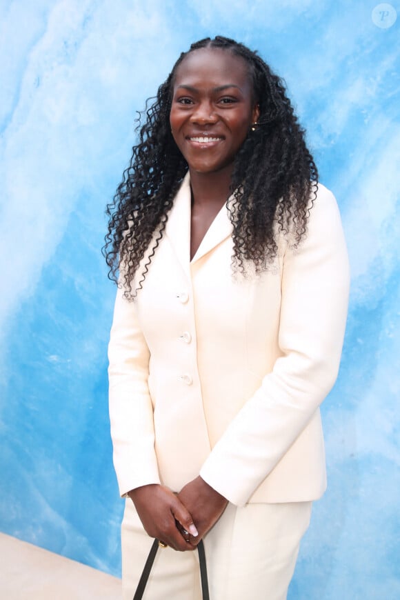 La Championne Olympique Paris 24, Clarisse Agbegnenou - Célébrités au Défilé Dior, Collection Prêt-à-porter Printemps / Eté 2025 dans le cadre de la Fashion Week de Paris, France, le 24 Septembre 2024. © Bertrand Rindoff / Bestimage 