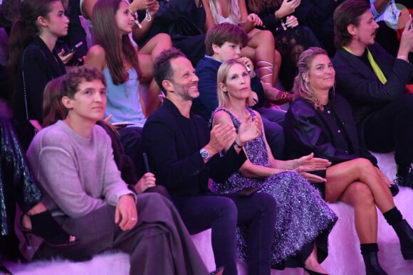 Aliocha Schneider, Laurent Milchior, Kelly Rutherford à la 17ème édition du Etam Live Show à la Monnaie de Paris le 24 septembre 2024. © Veeren / Bestimage 