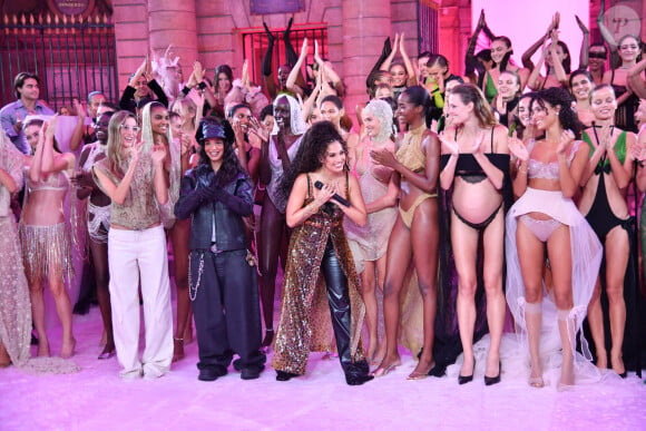 Charlotte Cardin, Dina Ayada, Mabel (Mabel Alabama-Pearl McVey), Constance Jablonski (enceinte) à la 17ème édition du Etam Live Show à la Monnaie de Paris le 24 septembre 2024. © Veeren / Bestimage 