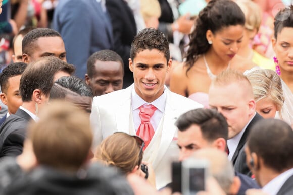 Mariage de Raphaël Varane et Camille Tytgat à la mairie du Touquet puis en l'église Sainte-Jeanne d'Arc le 20 juin 2015