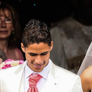 Mariage de Raphaël Varane et Camille Tytgat à la mairie du Touquet puis en l'église Sainte-Jeanne d'Arc le 20 juin 2015