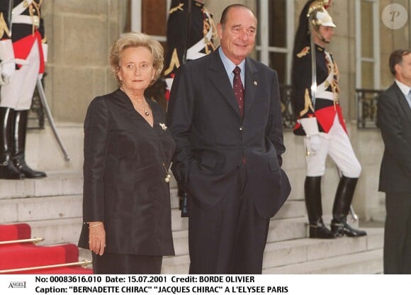 Hélas laissé à l'abandon
Jacques et Bernadette Chirac à l'Elysée.