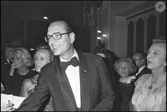 Jacques Chirac et Bernadette Chirac au Bal April.