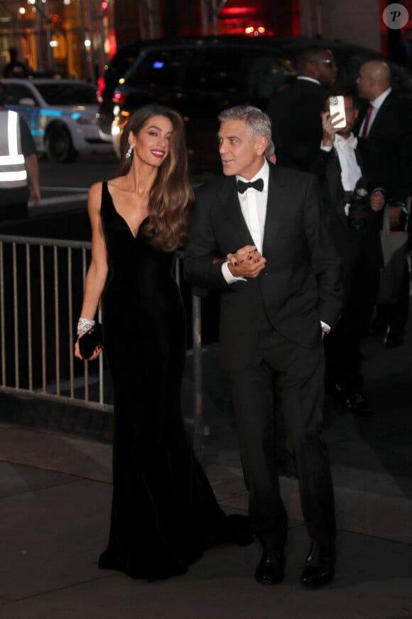 Amal et George Clooney à New York le 26 septembre 2024. Photo: Giada Papini Rampelotto/EuropaNewswire.