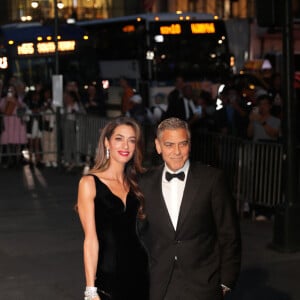 Amal et George Clooney à New York le 26 septembre 2024. Photo: Giada Papini Rampelotto/EuropaNewswire.